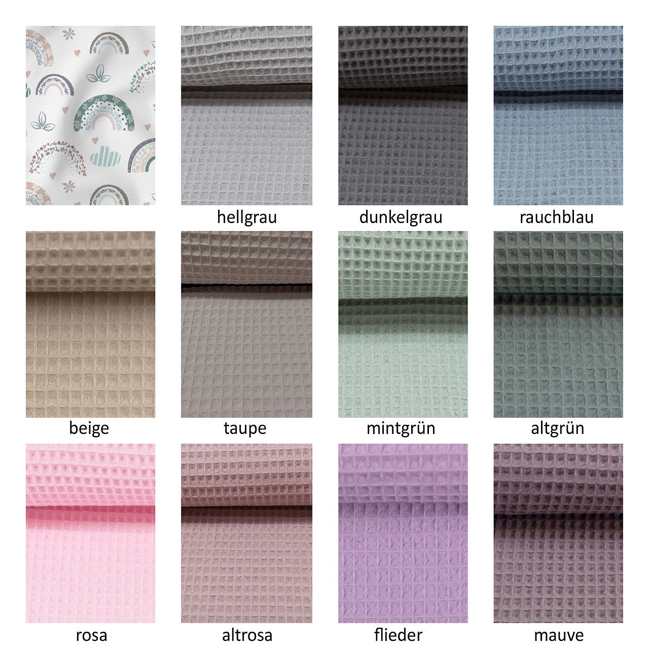 Babynestchen "Regenbogen pastell"